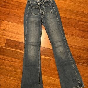 Gap Women's Blue Flared Jeans